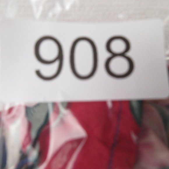 Vintage Robert Stock Red Pink Blue Printed Silk Pajama Top Size S Button Down - Picture 10 of 10